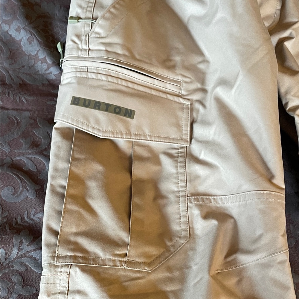 Burton Khaki Utility ski pants men’s size large - Picture 2 of 12